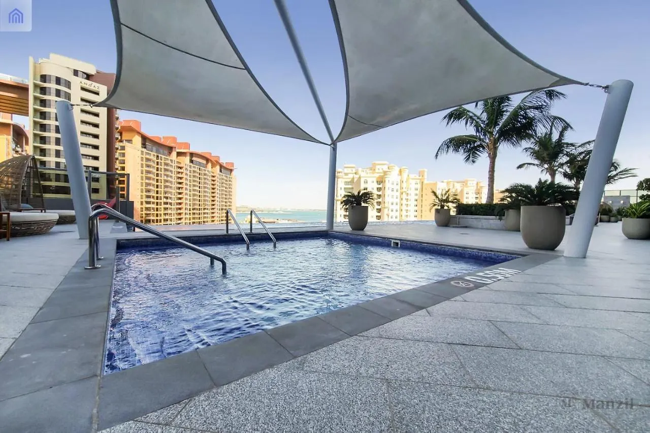 Manzil - Studio Apartment With Aura Pool & Sea View At The Palm Tower In Palm Jumeirah Dubai